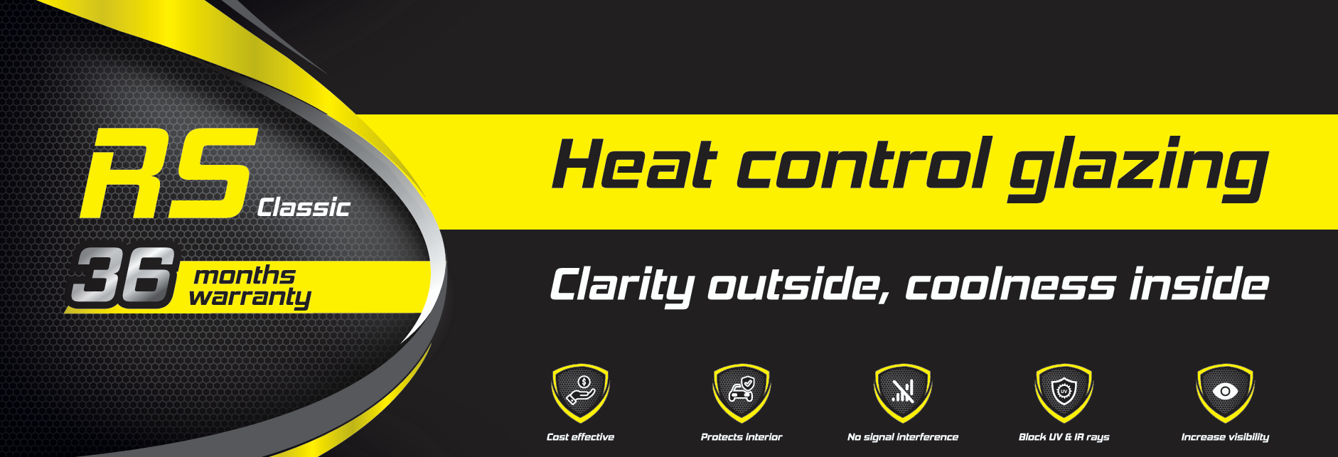 RS Classic Series - Heat Control Glazing
