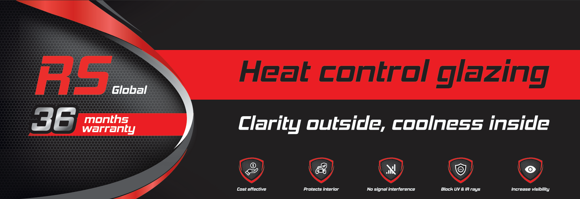 RS Global Series - Heat Control Glazing